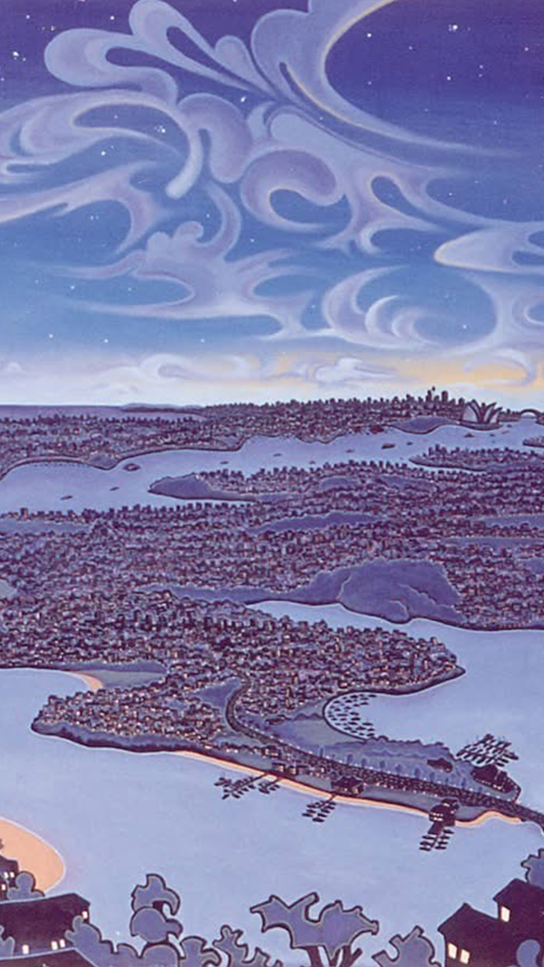 Sydney Harbour and Middle harbour by Mike Young